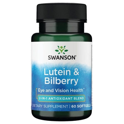 Swanson Health and Wellbeing Lutein & Bilberry - 60 softgels