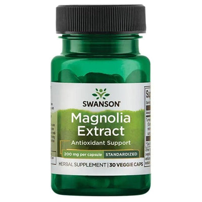 Swanson Health and Wellbeing Magnolia Extract, 200mg - 30 vcaps