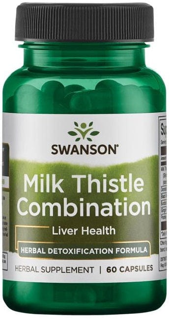 Swanson Health and Wellbeing Milk Thistle Combination - 60 caps