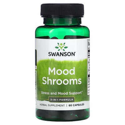 Swanson Health and Wellbeing Mood Shrooms - 60 caps