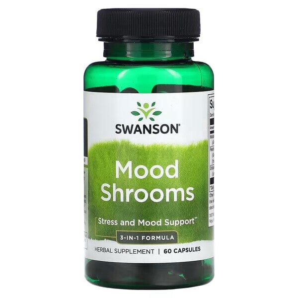 Swanson Health and Wellbeing Mood Shrooms - 60 caps