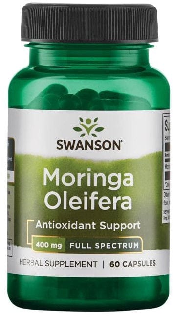 Swanson Health and Wellbeing Moringa Oleifera, 400mg - 60 caps