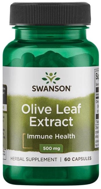 Swanson Health and Wellbeing Olive Leaf Extract, 500mg - 60 caps