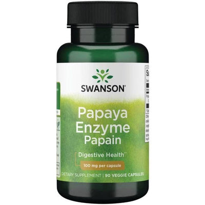 Swanson Health and Wellbeing Papaya Enzyme Papain, 100mg - 90 vcaps