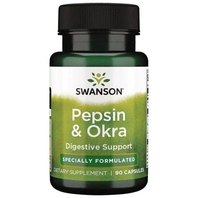 Swanson Health and Wellbeing Pepsin & Okra - 90 caps