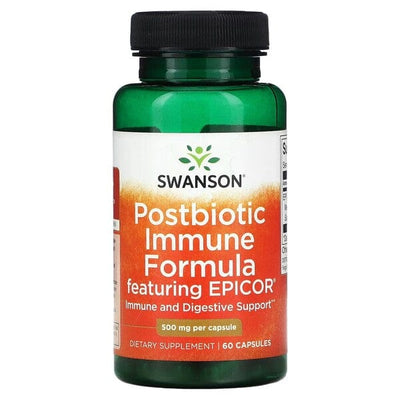Swanson Health and Wellbeing Postbiotic Immune Formula featuring EPICOR - 60 caps