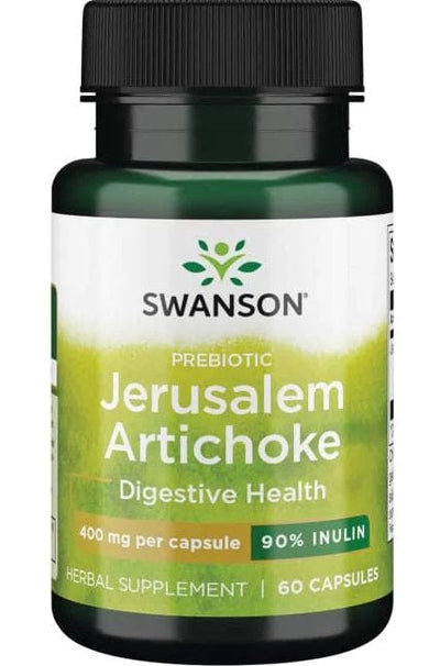 Swanson Health and Wellbeing Prebiotic Jerusalem Artichoke, 400mg - 60 caps