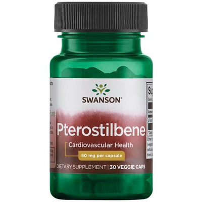 Swanson Health and Wellbeing Pterostilbene, 50mg - 30 vcaps
