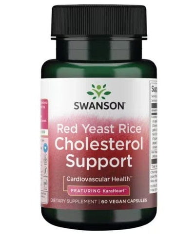 Swanson Health and Wellbeing Red Yeast Rice Cholesterol Support - 60 vcaps
