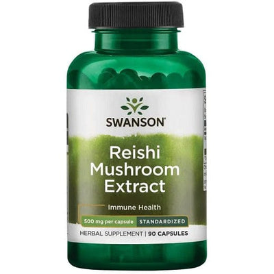 Swanson Health and Wellbeing Reishi Mushroom Extract, 500mg - 90 caps
