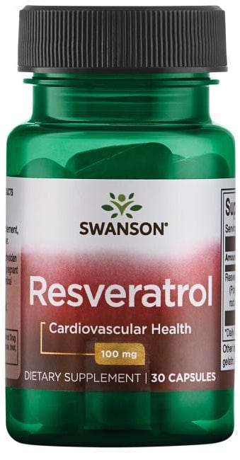 Swanson Health and Wellbeing Resveratrol, 100mg - 30 caps