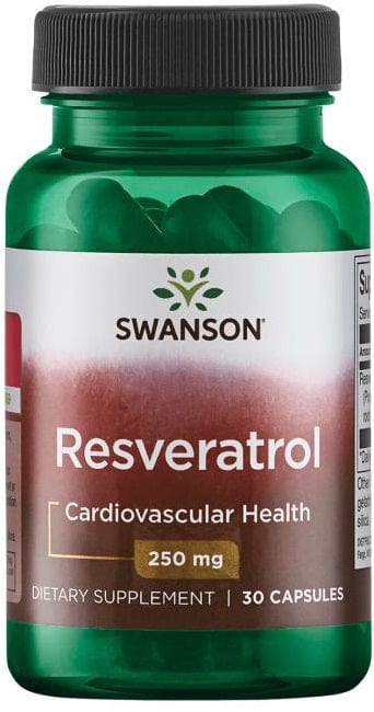 Swanson Health and Wellbeing Resveratrol, 250mg - 30 caps