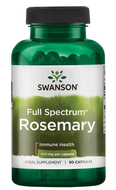 Swanson Health and Wellbeing Rosemary, 400mg - 90 caps