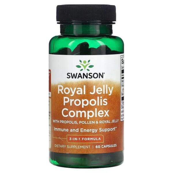 Swanson Health and Wellbeing Royal Jelly Propolis Complex - 60 caps