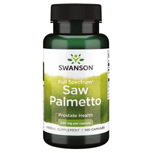 Swanson Health and Wellbeing Saw Palmetto, 540mg - 100 caps