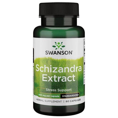 Swanson Health and Wellbeing Schizandra Extract, 500mg - 60 caps