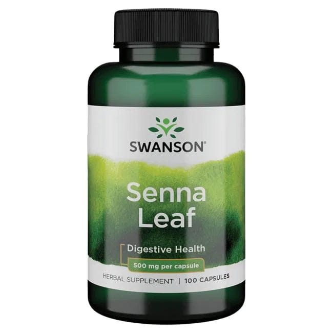 Swanson Health and Wellbeing Senna Leaf, 500mg - 100 caps