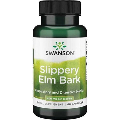 Swanson Health and Wellbeing Slippery Elm Bark, 400mg - 60 caps