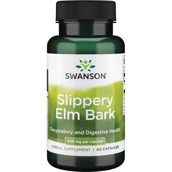 Swanson Health and Wellbeing Slippery Elm Bark, 400mg - 60 caps