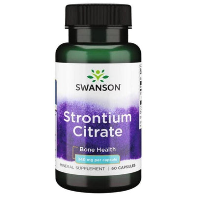 Swanson Health and Wellbeing Strontium Citrate, 340mg - 60 caps