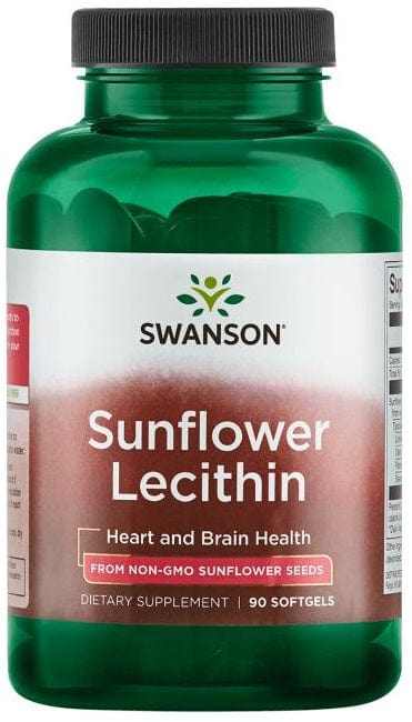 Swanson Health and Wellbeing Sunflower Lecithin - 90 softgels