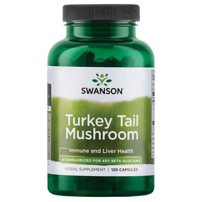 Swanson Health and Wellbeing Turkey Tail Mushroom - 120 caps