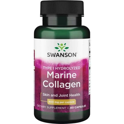 Swanson Health and Wellbeing Type I Hydrolyzed Marine Collagen - 60 caps