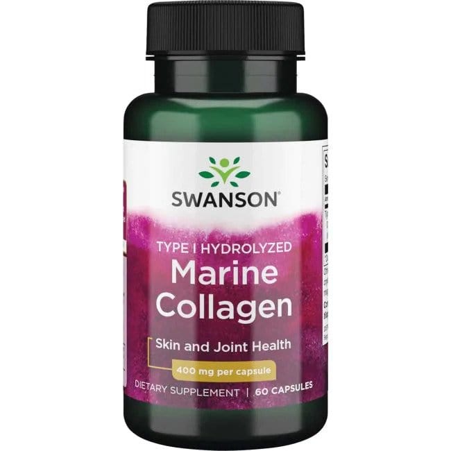 Swanson Health and Wellbeing Type I Hydrolyzed Marine Collagen - 60 caps