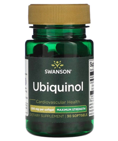 Swanson Health and Wellbeing Ubiquinol, 200mg - 30 softgels
