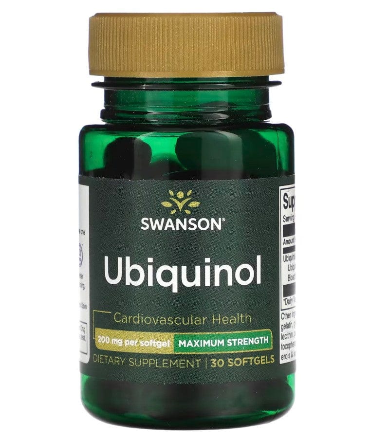 Swanson Health and Wellbeing Ubiquinol, 200mg - 30 softgels
