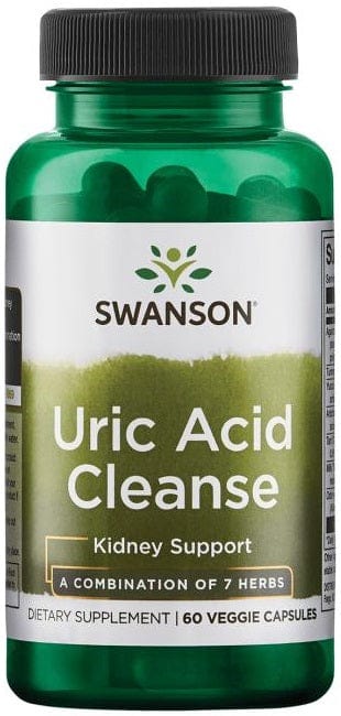 Swanson Health and Wellbeing Uric Acid Cleanse - 60 vcaps