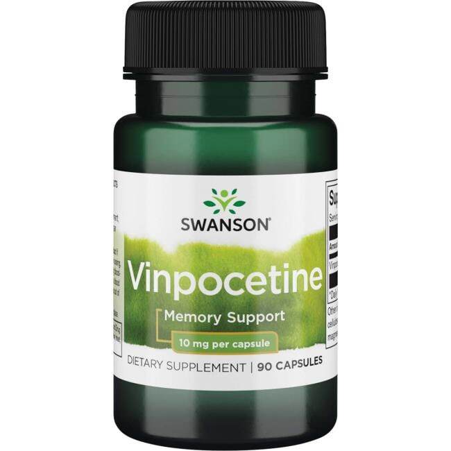 Swanson Health and Wellbeing Vinpocetine, 10mg - 90 caps