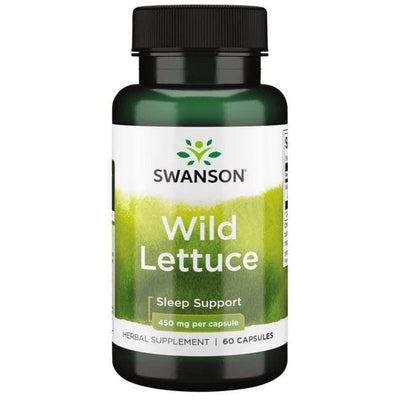 Swanson Health and Wellbeing Wild Lettuce, 450mg - 60 caps