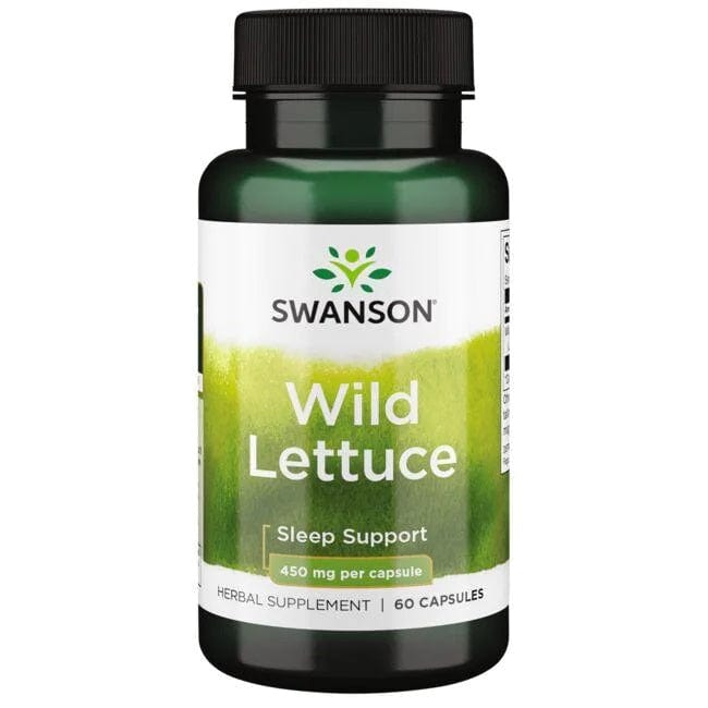 Swanson Health and Wellbeing Wild Lettuce, 450mg - 60 caps