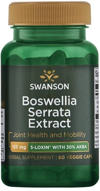 Swanson Joint Support Boswellia Serrata Extract, 125mg - 60 vcaps