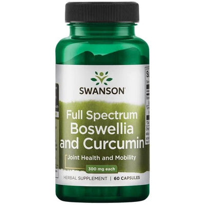 Swanson Joint Support Full Spectrum Boswellia and Curcumin, 300mg - 60 caps