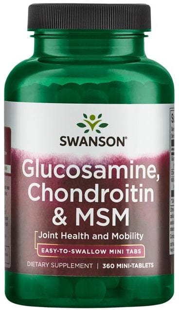 Swanson Joint Support Glucosamine, Chondroitin & MSM - 360 mini-tablets
