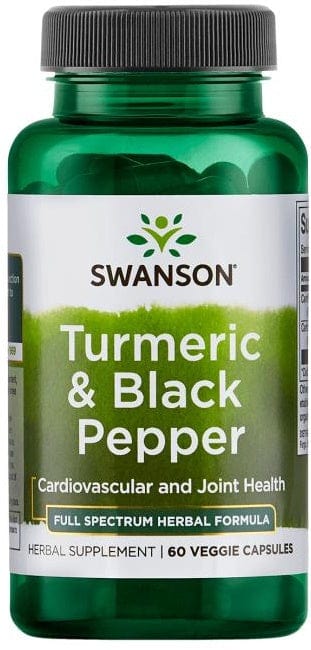 Swanson Joint Support Turmeric & Black Pepper - 60 vcaps