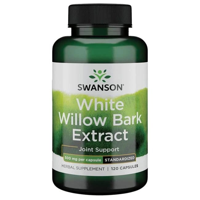 Swanson Joint Support White Willow Bark Extract, 500mg - 120 caps