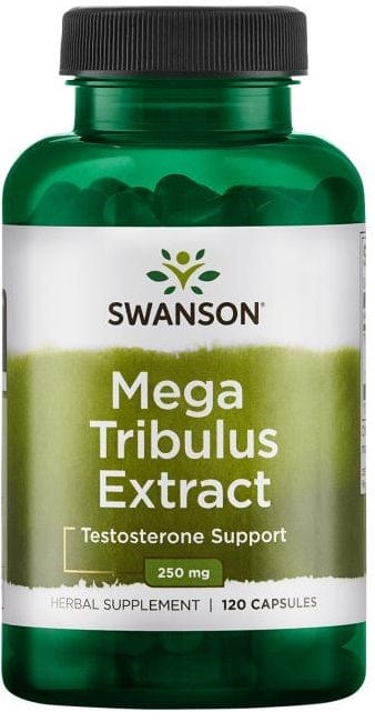 Swanson Natural Testosterone Support Mega Tribulus Extract, 250mg - 120 caps