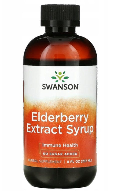 Swanson Nootropics & Supplements Elderberry Extract Syrup - 237 ml.