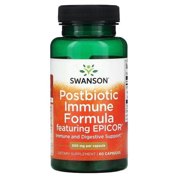 Swanson Nootropics & Supplements Postbiotic Immune Formula featuring EPICOR - 60 caps