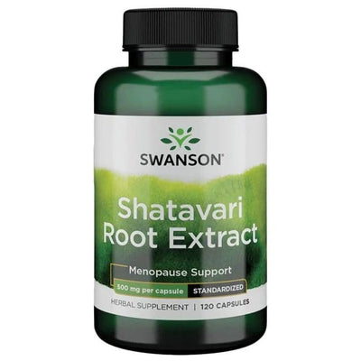 Swanson Nootropics & Supplements Shatavari Root Extract, 500mg - 120 caps