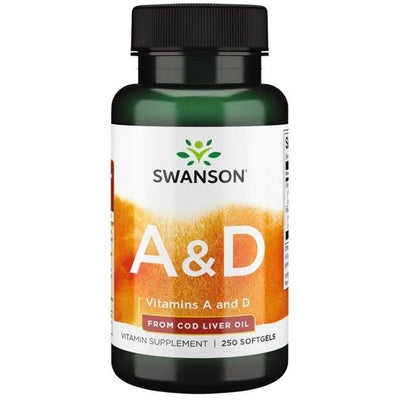 Swanson Nootropics & Supplements Vitamins A & D - 250 softgels