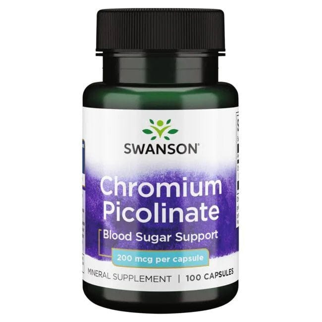 Swanson Slimming and Weight Management Chromium Picolinate, 200mcg - 100 caps