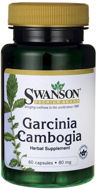Swanson Slimming and Weight Management Garcinia Cambogia 5:1 Extract, 80mg - 60 caps