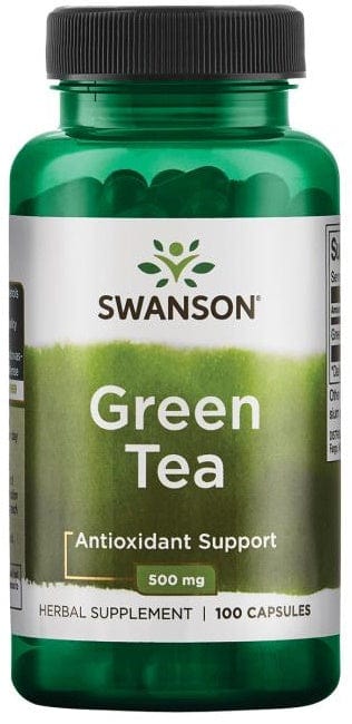 Swanson Slimming and Weight Management Green Tea, 500mg - 100 caps