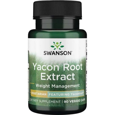 Swanson Slimming and Weight Management Yacon Root Extract, 100mg - 90 vcaps
