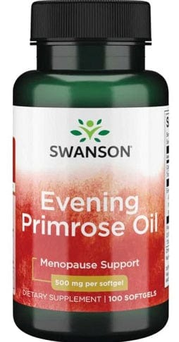 Swanson Supplements Evening Primrose Oil, 500mg - 100 softgels