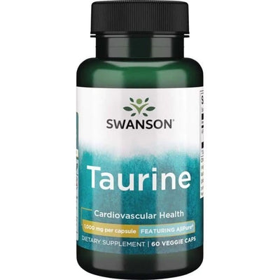 Swanson Taurine, 1000mg - 60 vcaps